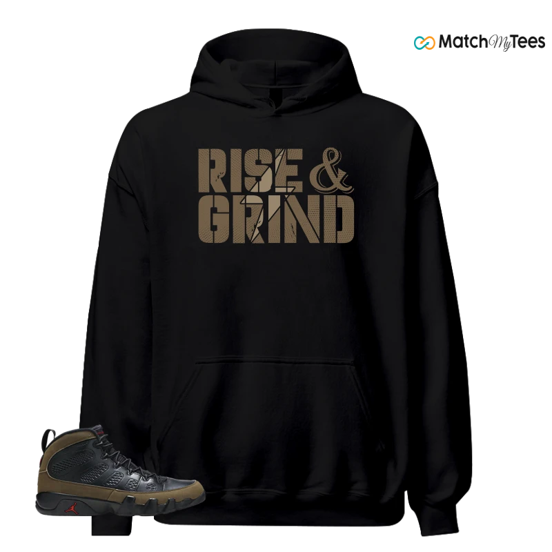 NIKE AIR JORDAN 9 OLIVE 2024 SNEAKER Matching Tees Hoodie for Men