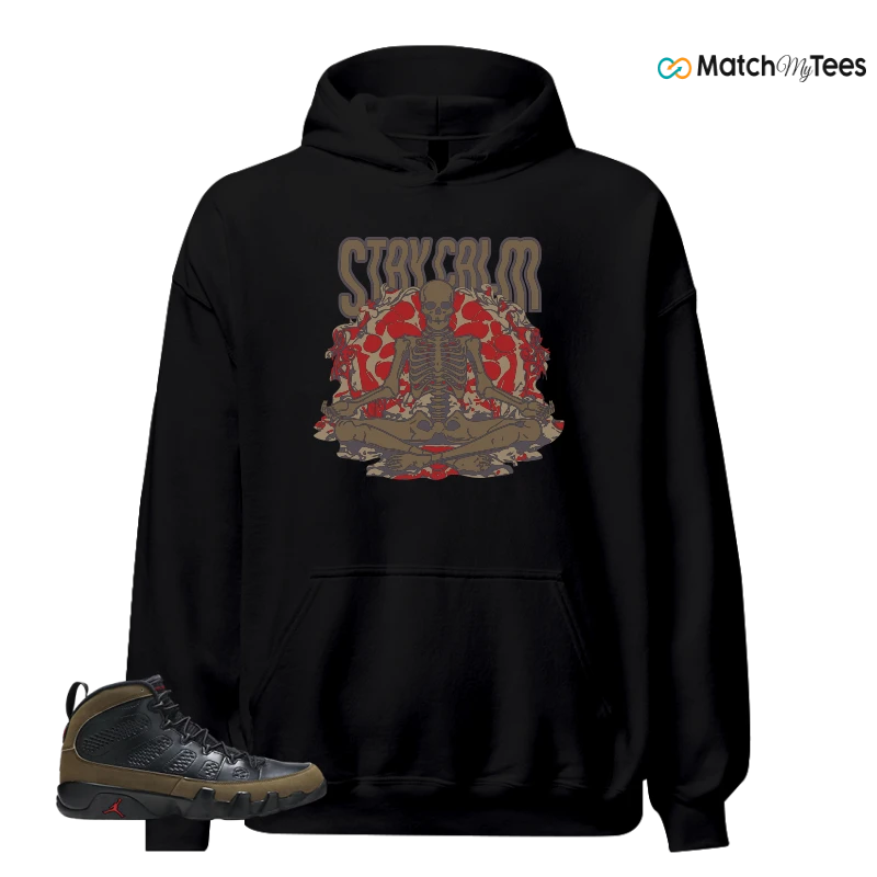 NIKE AIR JORDAN 9 OLIVE 2024 SNEAKER Matching Tees Hoodie for Men