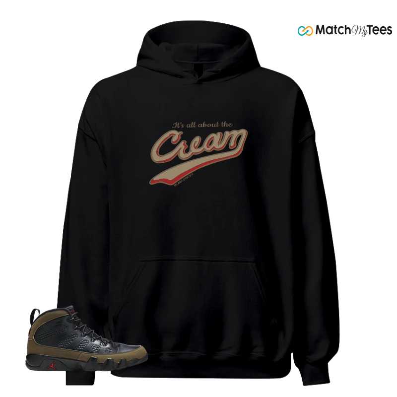 NIKE AIR JORDAN 9 OLIVE 2024 SNEAKER Matching Tees hoodie