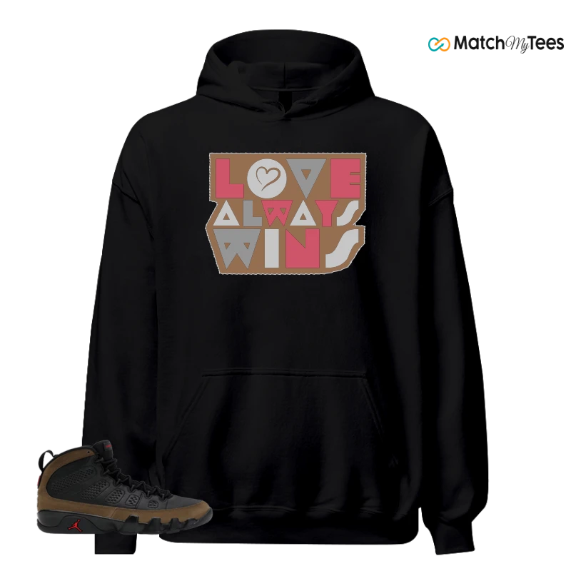 NIKE AIR JORDAN 9 OLIVE SNEAKER Matching Tees hoodie