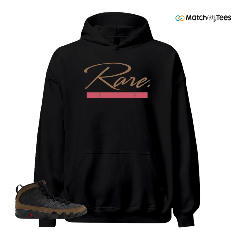 NIKE AIR JORDAN 9 OLIVE SNEAKER Matching Tees Hoodie for Men
