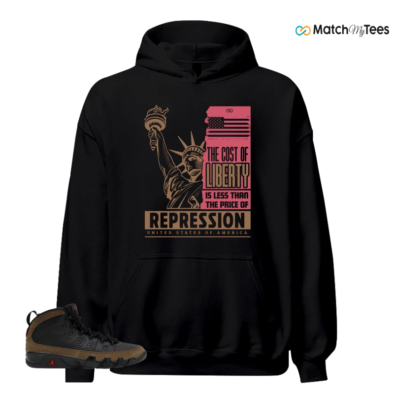 NIKE AIR JORDAN 9 OLIVE SNEAKER Matching Tees hoodie