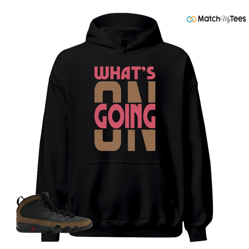 NIKE AIR JORDAN 9 OLIVE SNEAKER Matching Tees hoodie