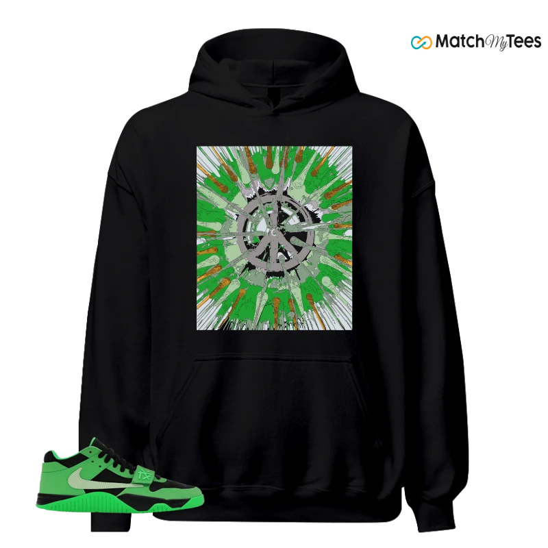 NIKE AIR JORDAN JUMPMAN JACK TR GREEN SPARK SNEAKER/GREEN SPARK/VAPOR GREEN/BLACK matching Hoodie