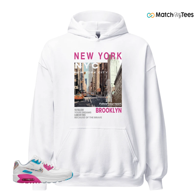 NIKE AIR MAX 90 LEATHER SE BRIGHT COLORS SNEAKER Matching Tees hoodie