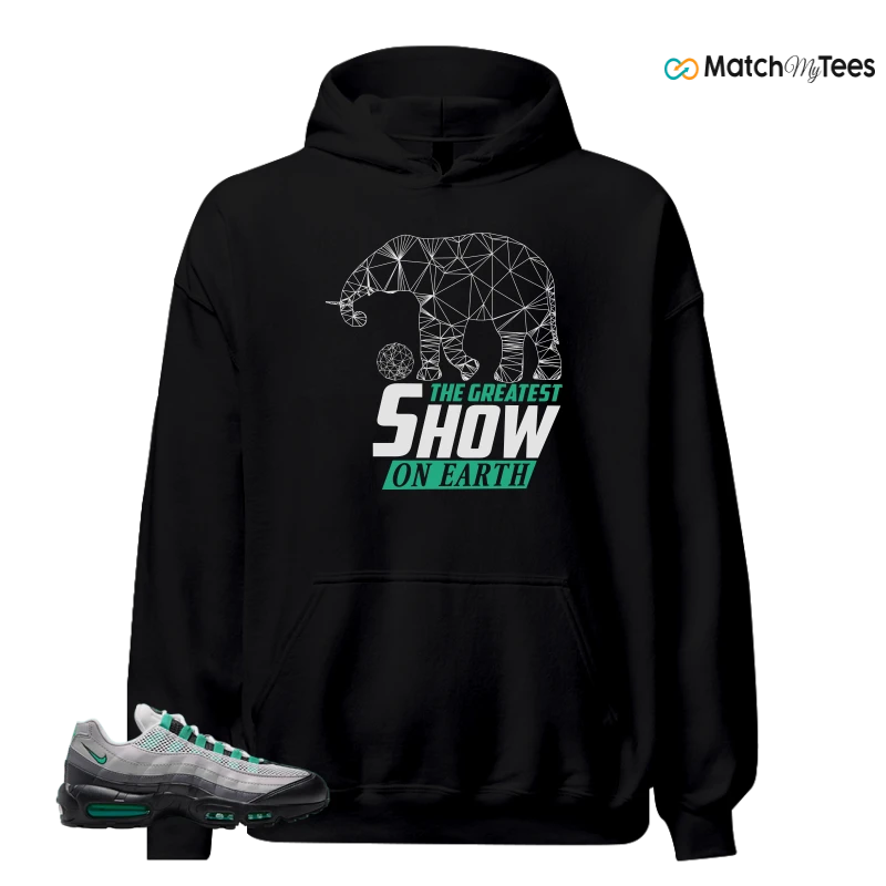 NIKE AIR MAX 95 NEXT NATURE STADIUM GREEN SNEAKER Matching Tees hoodie