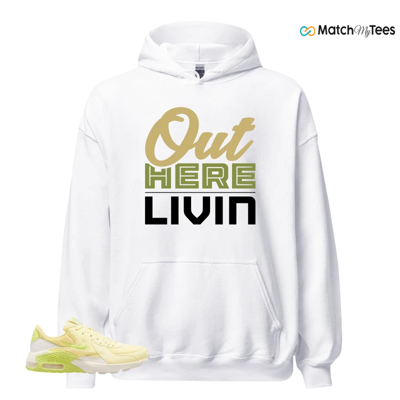 NIKE AIR MAX EXCEE ALABASTER LEMON SNEAKER Matching Tees hoodie