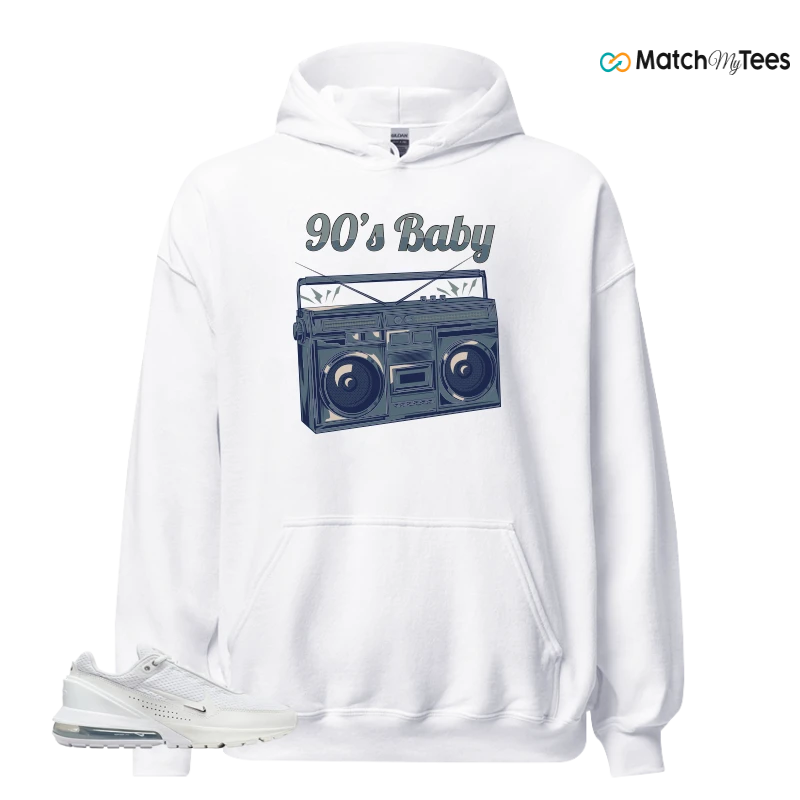 NIKE AIR MAX PULSE WHITE CHROME SNEAKER Matching Tees hoodie
