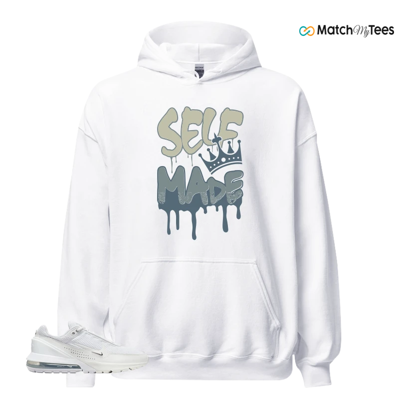 NIKE AIR MAX PULSE WHITE CHROME SNEAKER Matching Tees hoodie