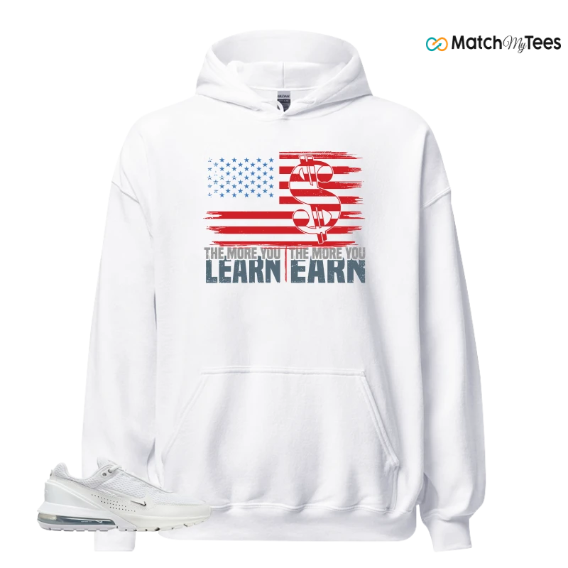 NIKE AIR MAX PULSE WHITE CHROME SNEAKER Matching Tees hoodie