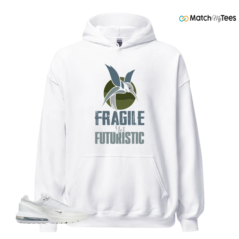 NIKE AIR MAX PULSE WHITE CHROME SNEAKER Matching Tees hoodie