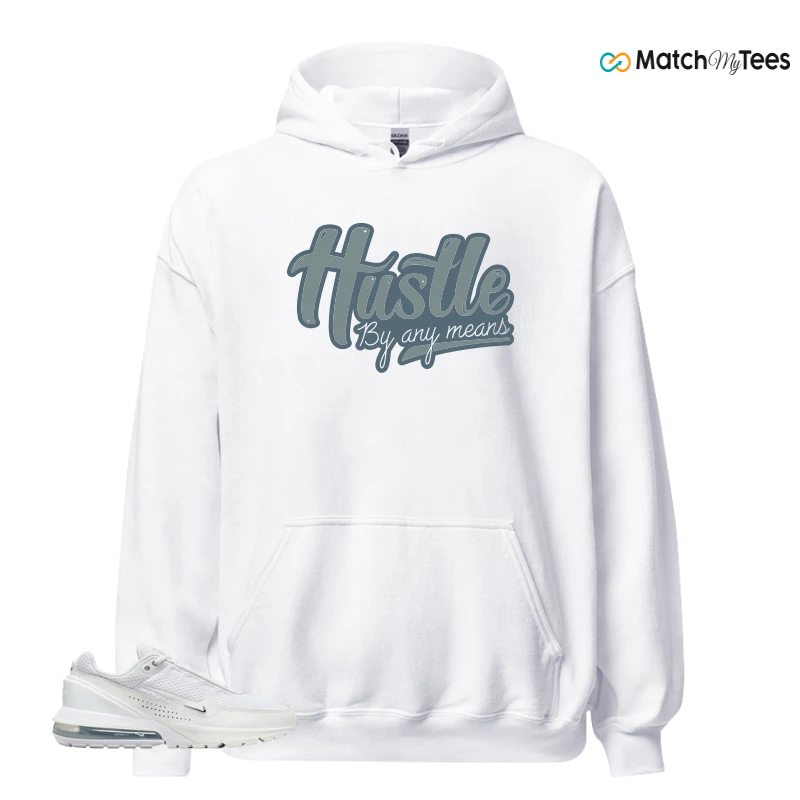 NIKE AIR MAX PULSE WHITE CHROME SNEAKER Matching Tees hoodie