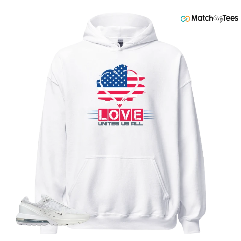 NIKE AIR MAX PULSE WHITE CHROME SNEAKER Matching Tees hoodie