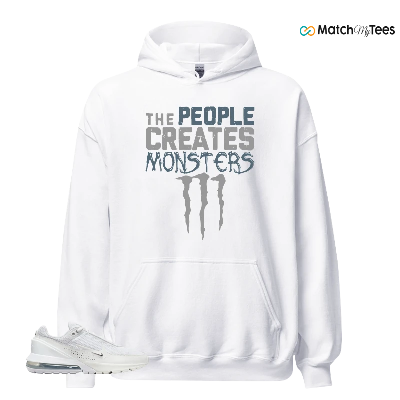 NIKE AIR MAX PULSE WHITE CHROME SNEAKER Matching Tees hoodie