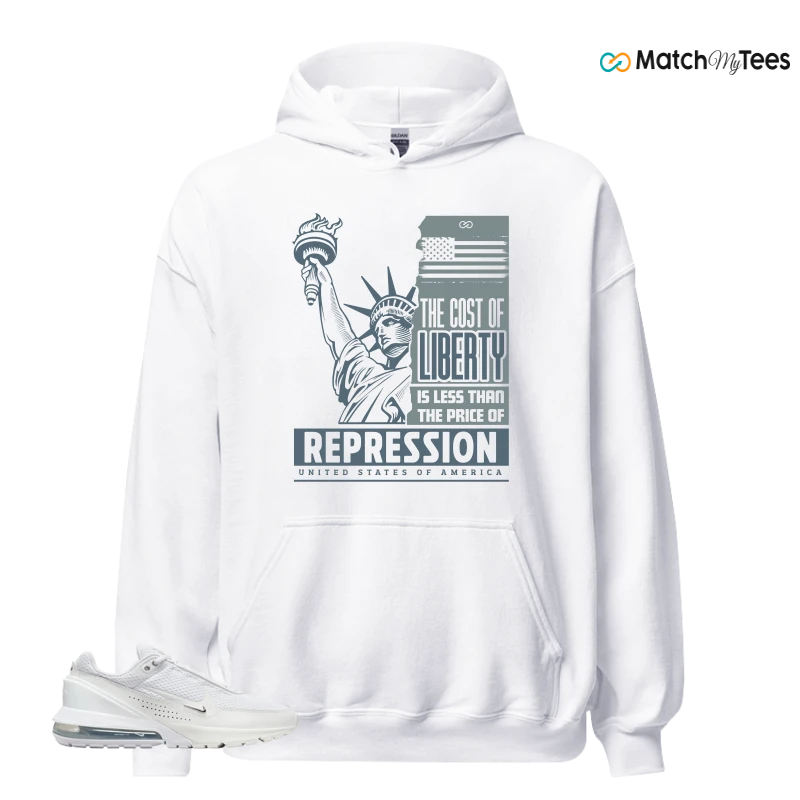 NIKE AIR MAX PULSE WHITE CHROME SNEAKER Matching Tees hoodie