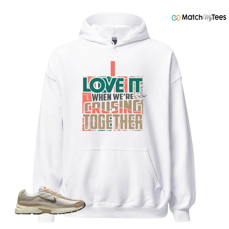 NIKE INITIATOR LIGHT BONE CARGO KHAKI SNEAKER Matching Tees hoodie