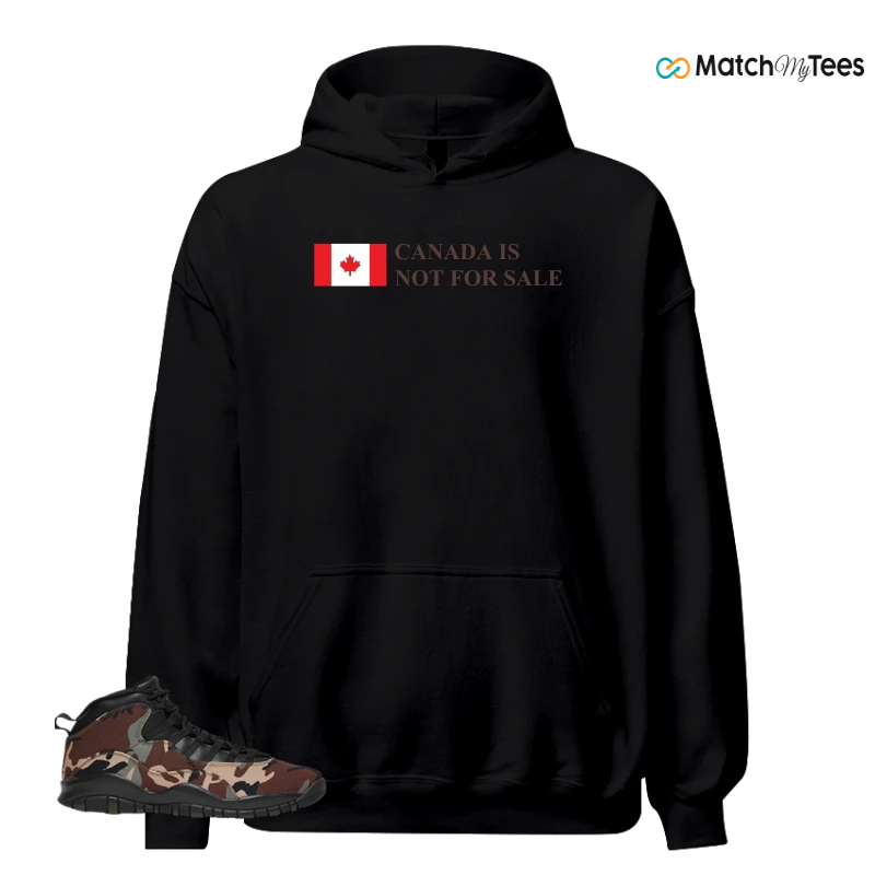 NIKE JORDAN 10 RETRO WOODLAND CAMO SNEAKER Matching Tees hoodie