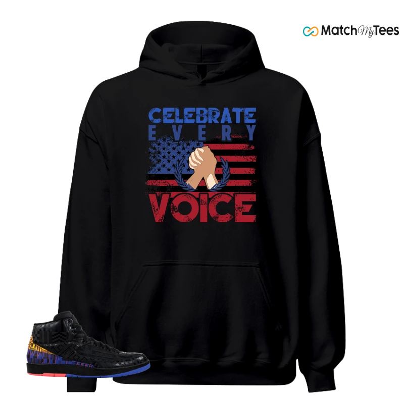 NIKE JORDAN 2 RETRO BLACK HISTORY MONTH (2019) SNEAKER Matching Tees hoodie