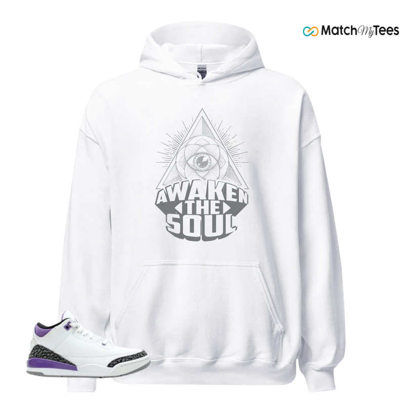 NIKE JORDAN 3 RETRO DARK IRIS (PS) SNEAKER Matching Tees hoodie