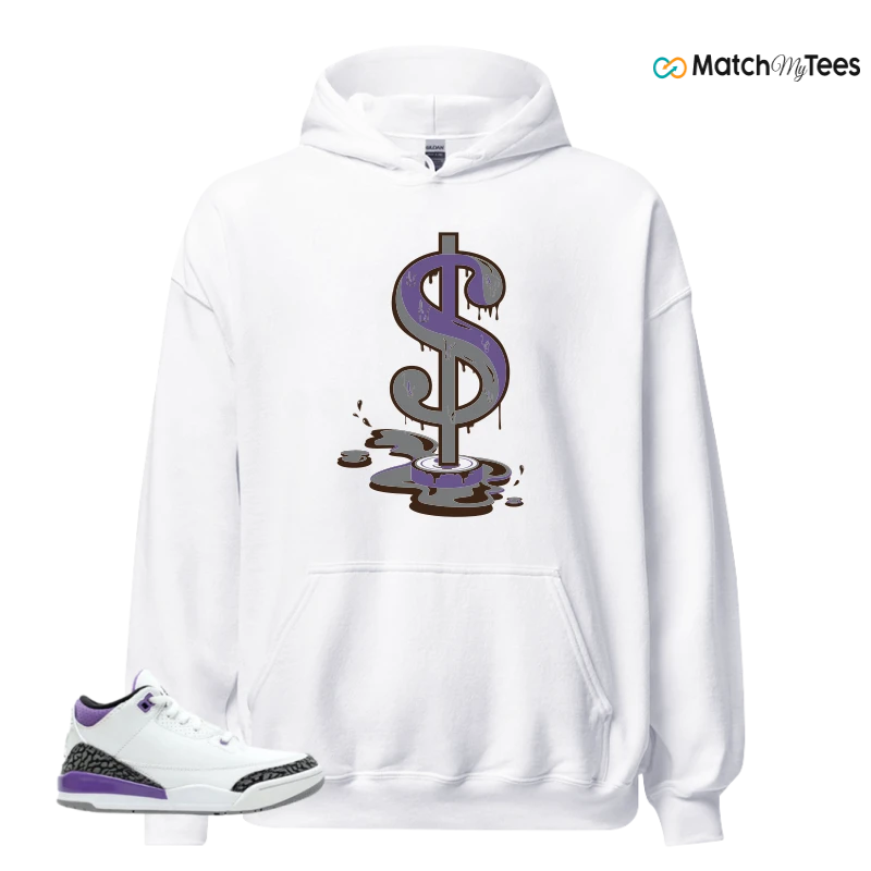 NIKE JORDAN 3 RETRO DARK IRIS (PS) SNEAKER Matching Tees hoodie