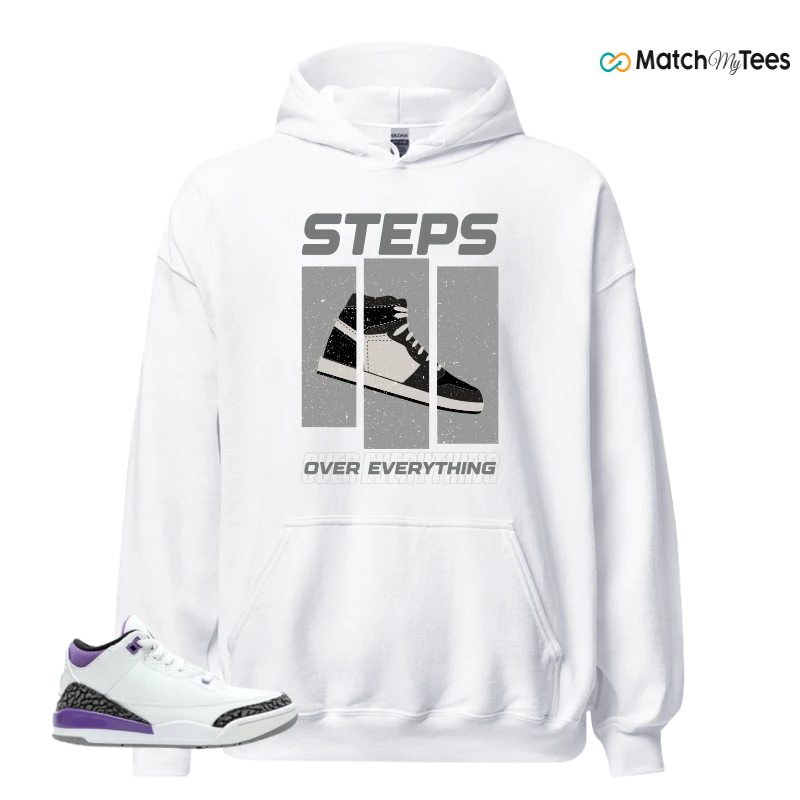 NIKE JORDAN 3 RETRO DARK IRIS (PS) SNEAKER Matching Tees hoodie