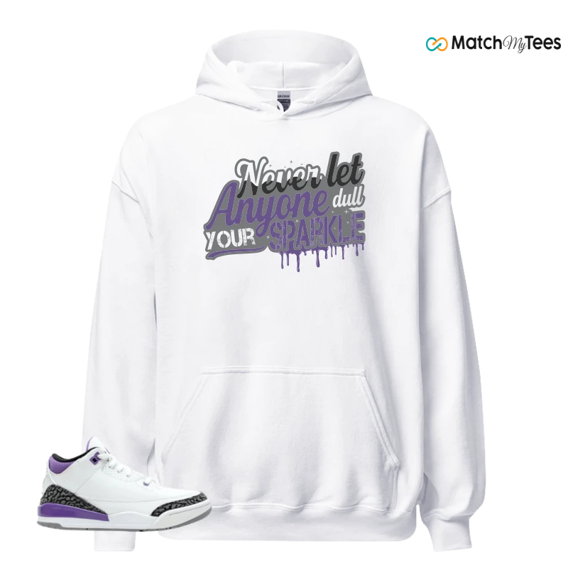 NIKE JORDAN 3 RETRO DARK IRIS (PS) SNEAKER Matching Tees hoodie
