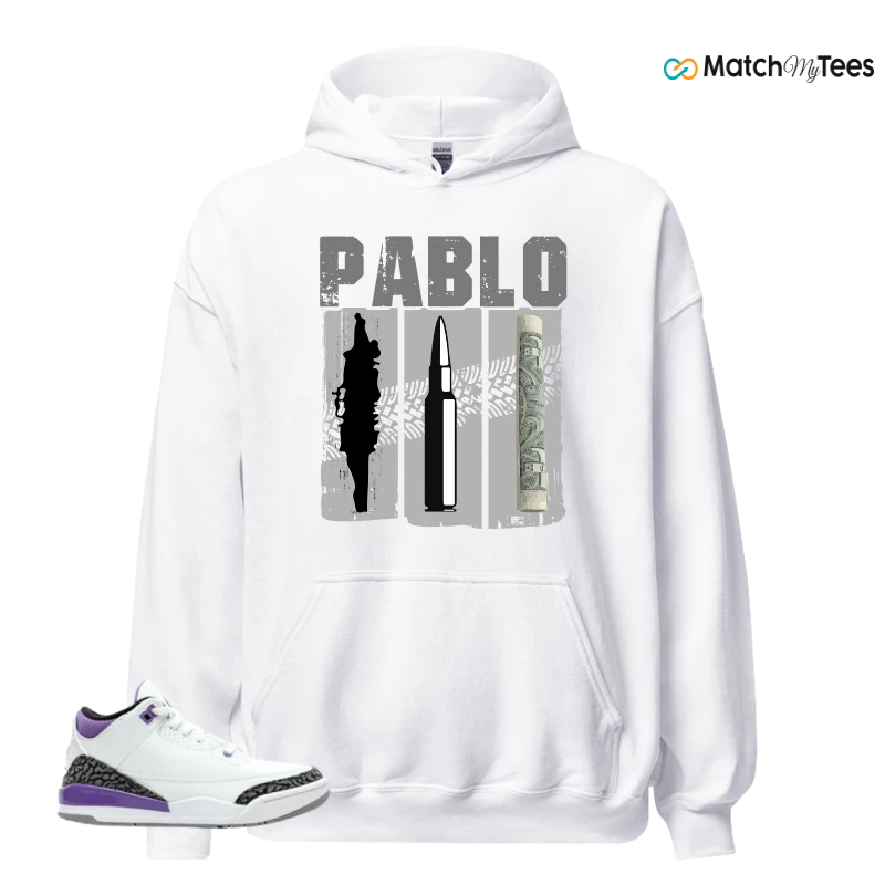 NIKE JORDAN 3 RETRO DARK IRIS (PS) SNEAKER Matching Tees hoodie