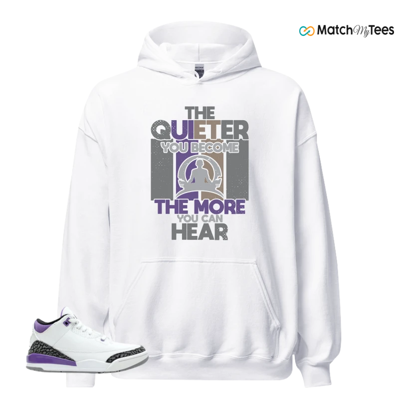 NIKE JORDAN 3 RETRO DARK IRIS (PS) SNEAKER Matching Tees hoodie