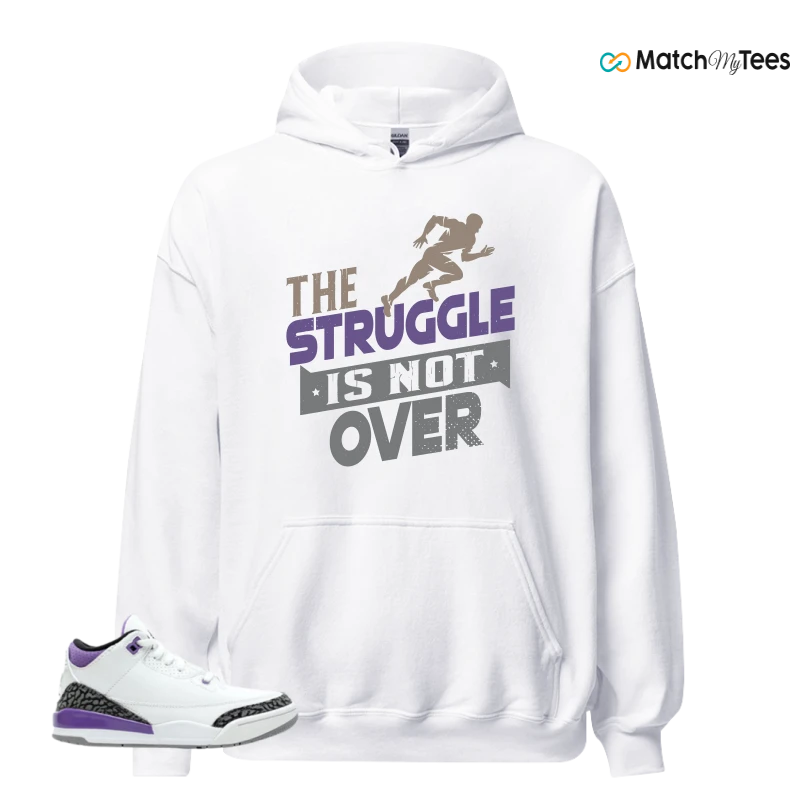 NIKE JORDAN 3 RETRO DARK IRIS (PS) SNEAKER Matching Tees hoodie