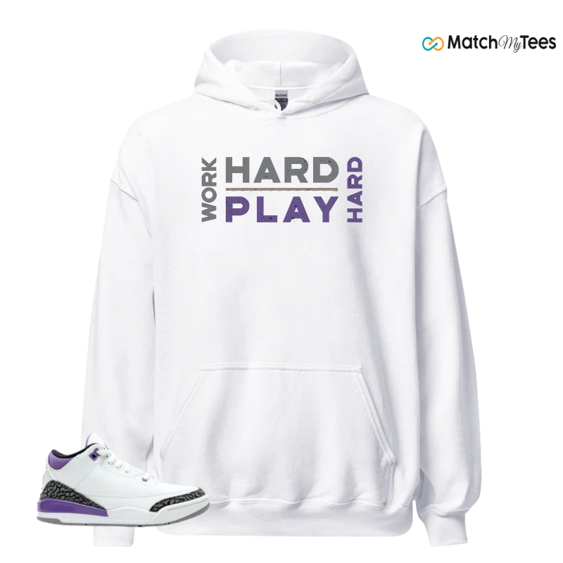 NIKE JORDAN 3 RETRO DARK IRIS (PS) SNEAKER Matching Tees hoodie