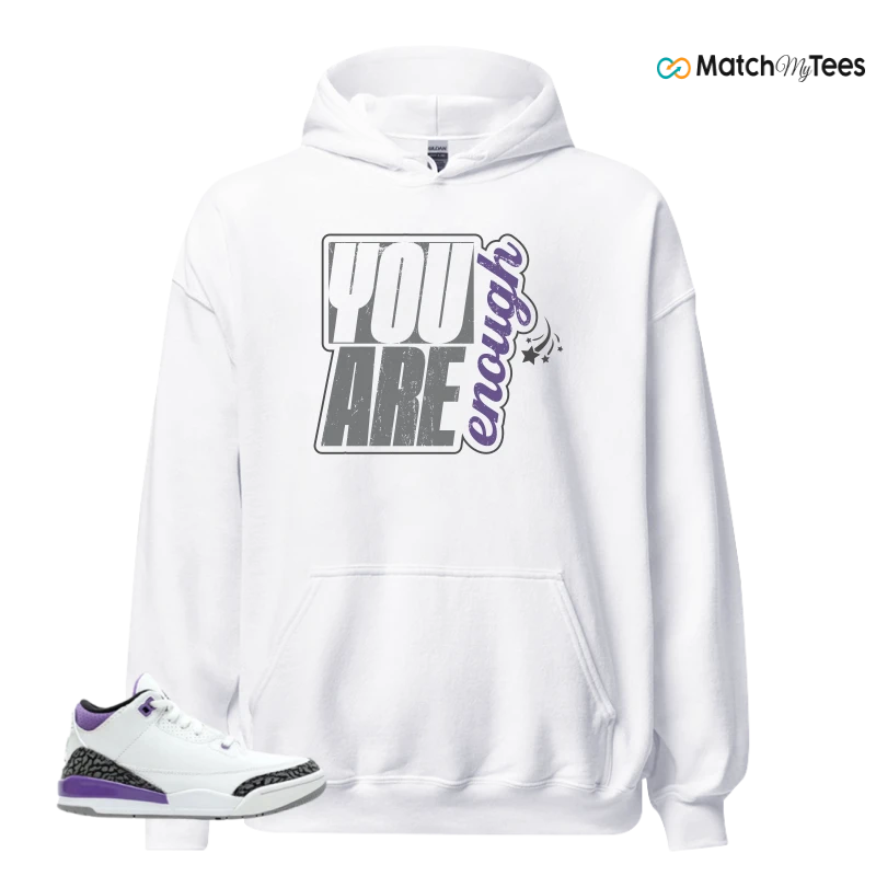 NIKE JORDAN 3 RETRO DARK IRIS (PS) SNEAKER Matching Tees hoodie