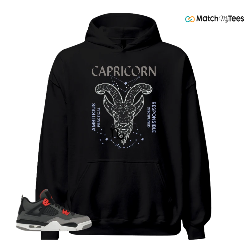 NIKE JORDAN 4 RETRO INFRARED (GS) SNEAKER Matching Tees hoodie