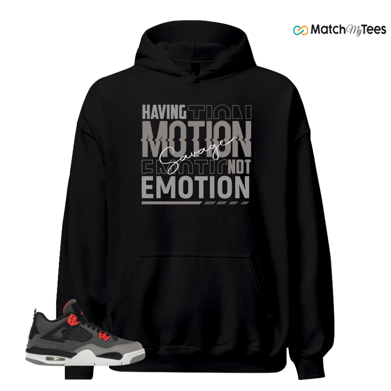 NIKE JORDAN 4 RETRO INFRARED (GS) SNEAKER Matching Tees hoodie