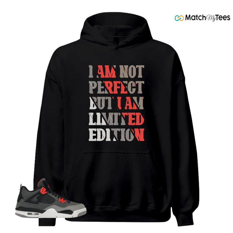NIKE JORDAN 4 RETRO INFRARED (GS) SNEAKER Matching Tees hoodie