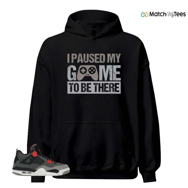 NIKE JORDAN 4 RETRO INFRARED (GS) SNEAKER Matching Tees hoodie