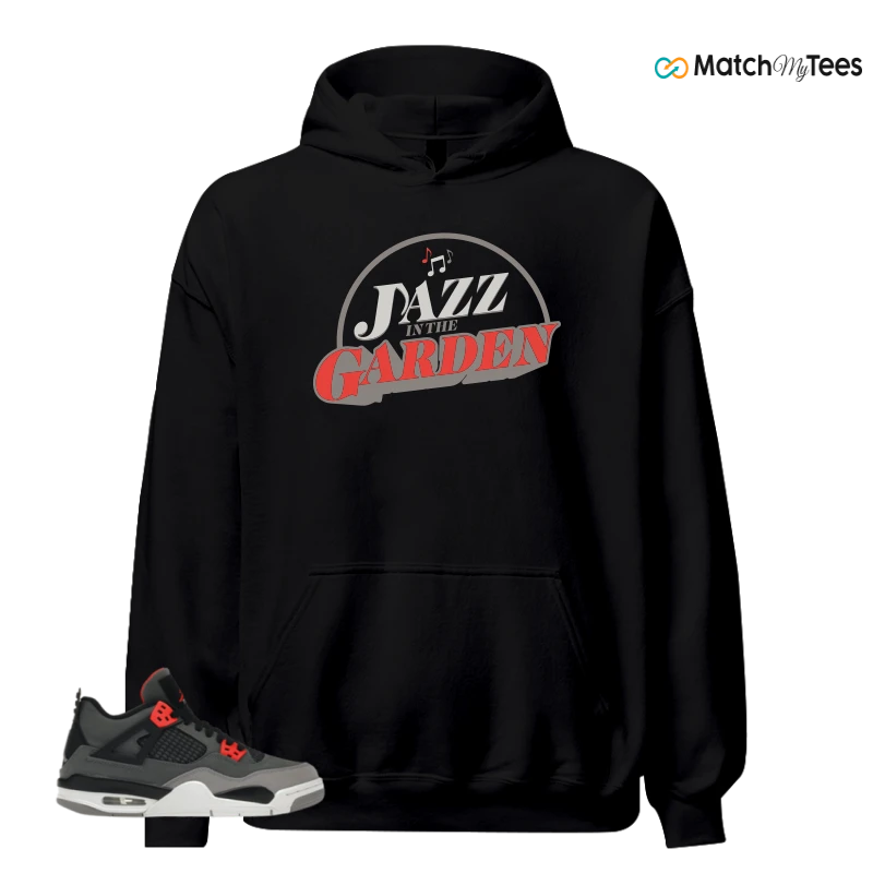 NIKE JORDAN 4 RETRO INFRARED (GS) SNEAKER Matching Tees hoodie