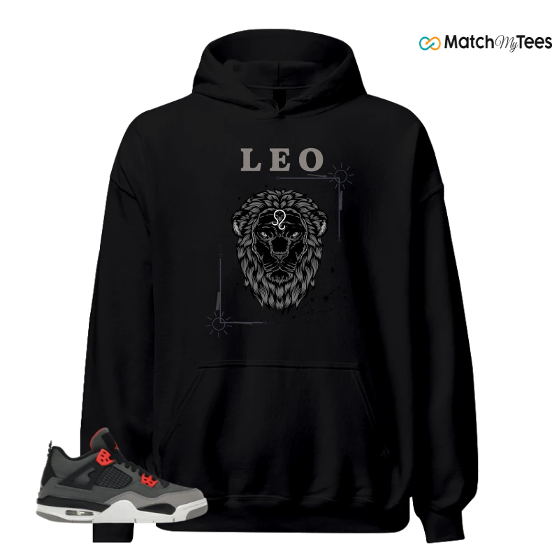 NIKE JORDAN 4 RETRO INFRARED (GS) SNEAKER Matching Tees hoodie