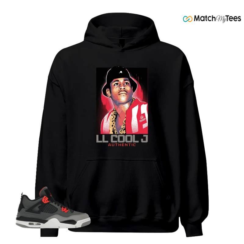 NIKE JORDAN 4 RETRO INFRARED (GS) SNEAKER Matching Tees hoodie