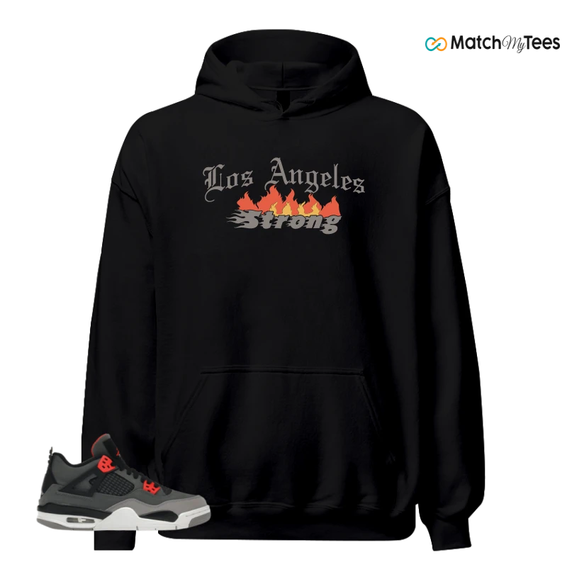 NIKE JORDAN 4 RETRO INFRARED (GS) SNEAKER Matching Tees hoodie
