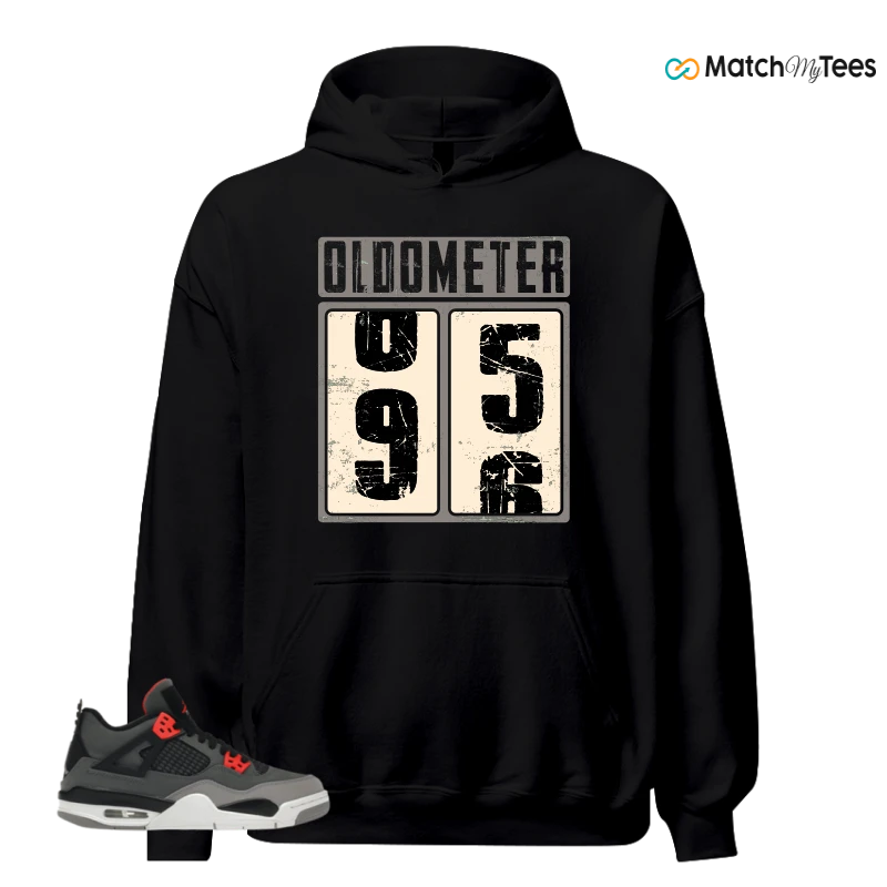 NIKE JORDAN 4 RETRO INFRARED (GS) SNEAKER Matching Tees hoodie