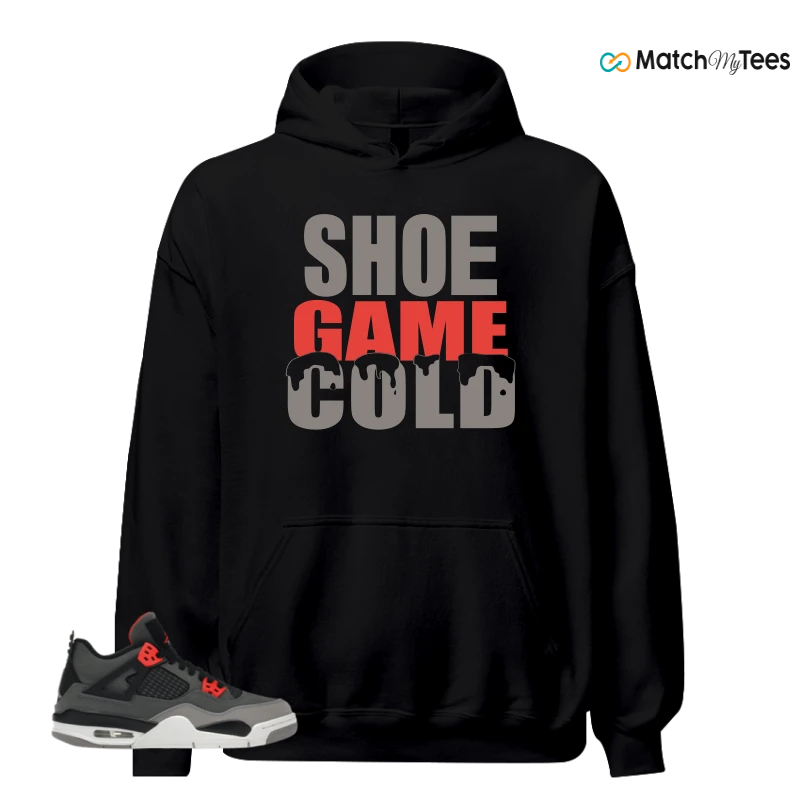 NIKE JORDAN 4 RETRO INFRARED (GS) SNEAKER Matching Tees hoodie