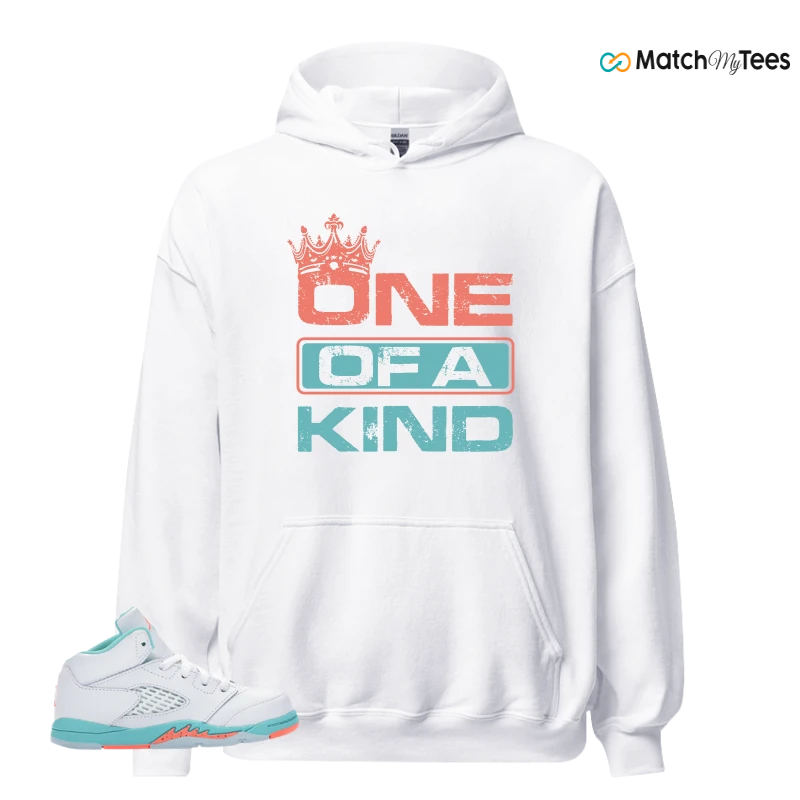 NIKE JORDAN 5 RETRO LIGHT AQUA (TD) SNEAKER Matching Tees hoodie