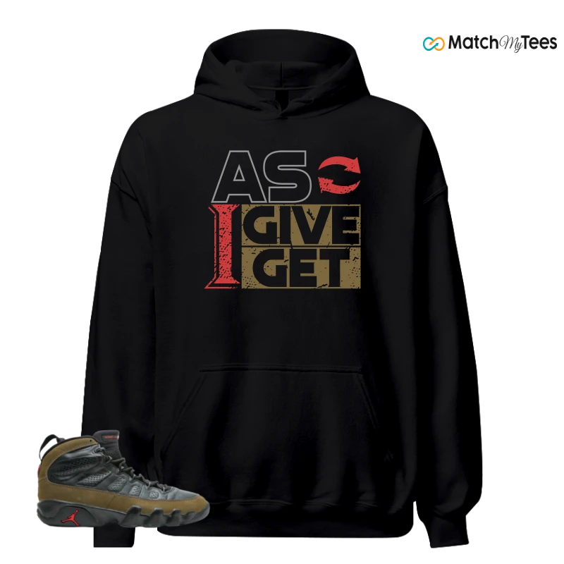 NIKE JORDAN 9 OG OLIVE (1993) SNEAKER Matching Tees hoodie