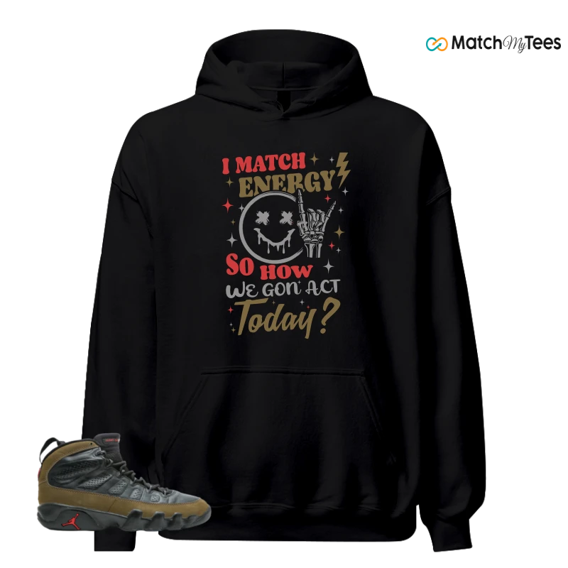 NIKE JORDAN 9 OG OLIVE (1993) SNEAKER Matching Tees hoodie