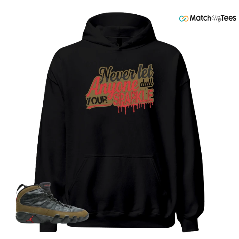 NIKE JORDAN 9 OG OLIVE (1993) SNEAKER Matching Tees hoodie