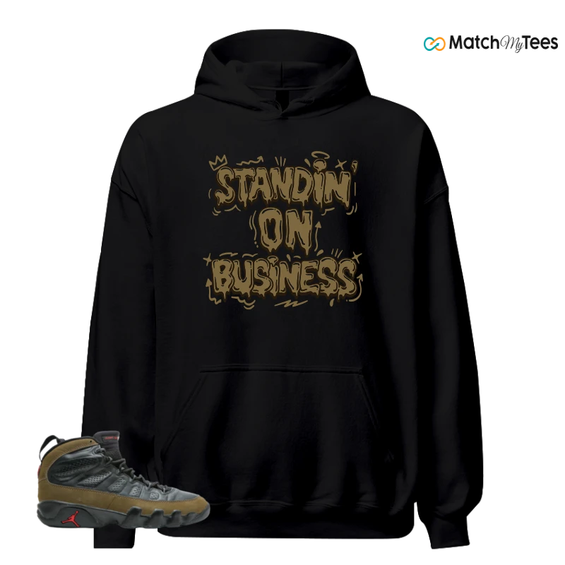 NIKE JORDAN 9 OG OLIVE (1993) SNEAKER Matching Tees Hoodie for Men