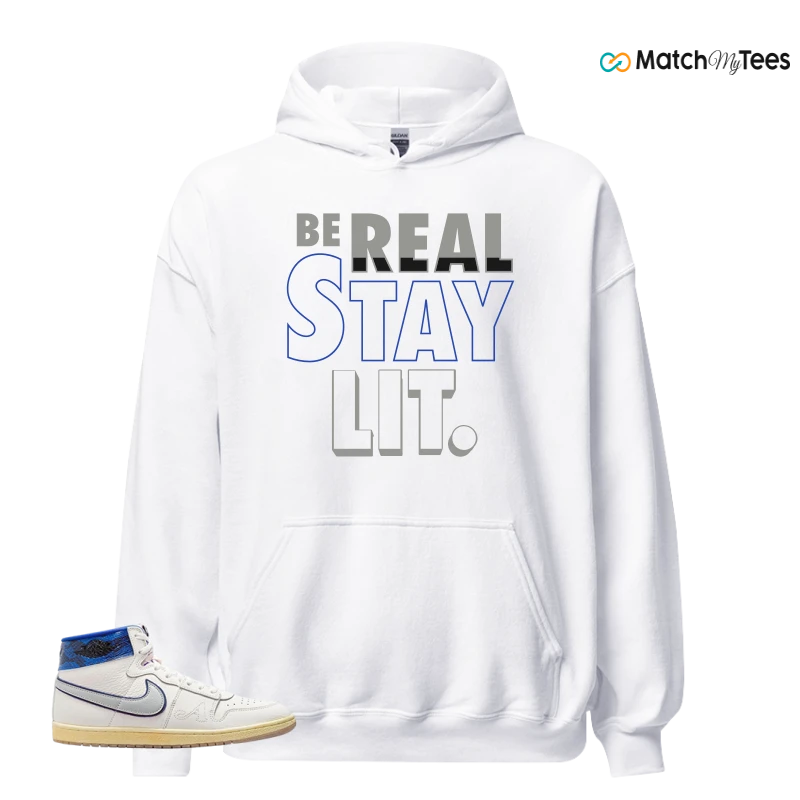 NIKE JORDAN AIR SHIP X AWAKE NY GAME ROYAL SNEAKER Matching Tees hoodie