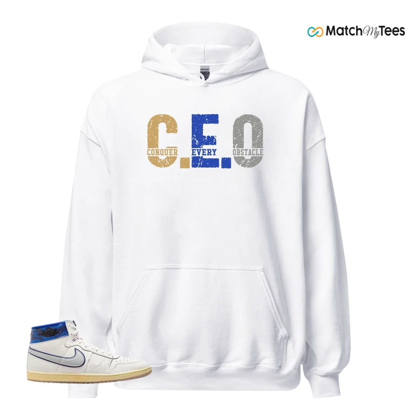 NIKE JORDAN AIR SHIP X AWAKE NY GAME ROYAL SNEAKER Matching Tees hoodie