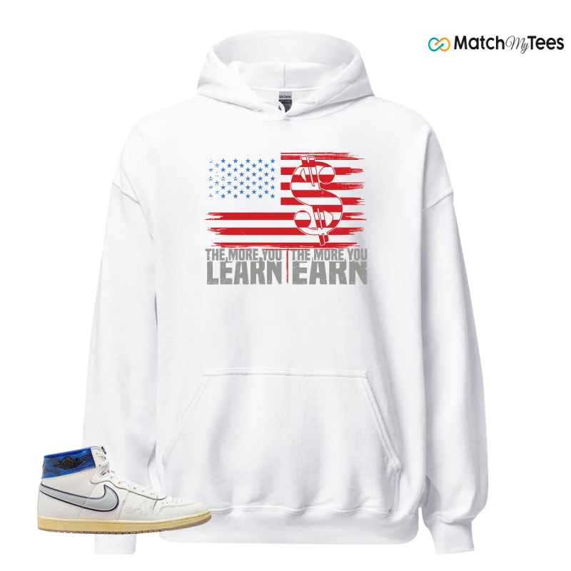 NIKE JORDAN AIR SHIP X AWAKE NY GAME ROYAL SNEAKER Matching Tees hoodie