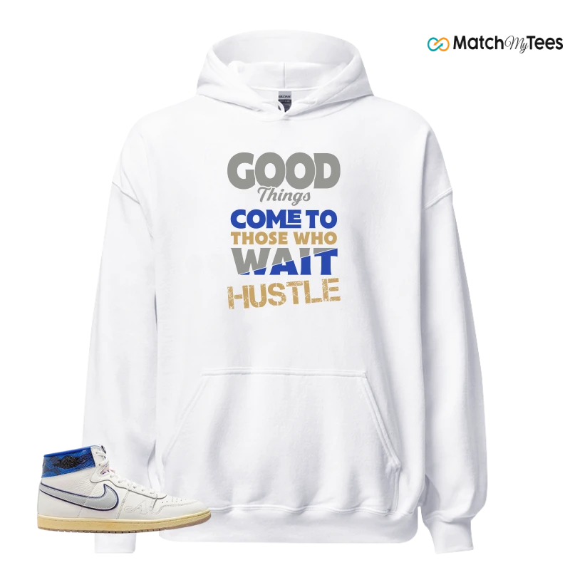 NIKE JORDAN AIR SHIP X AWAKE NY GAME ROYAL SNEAKER Matching Tees hoodie